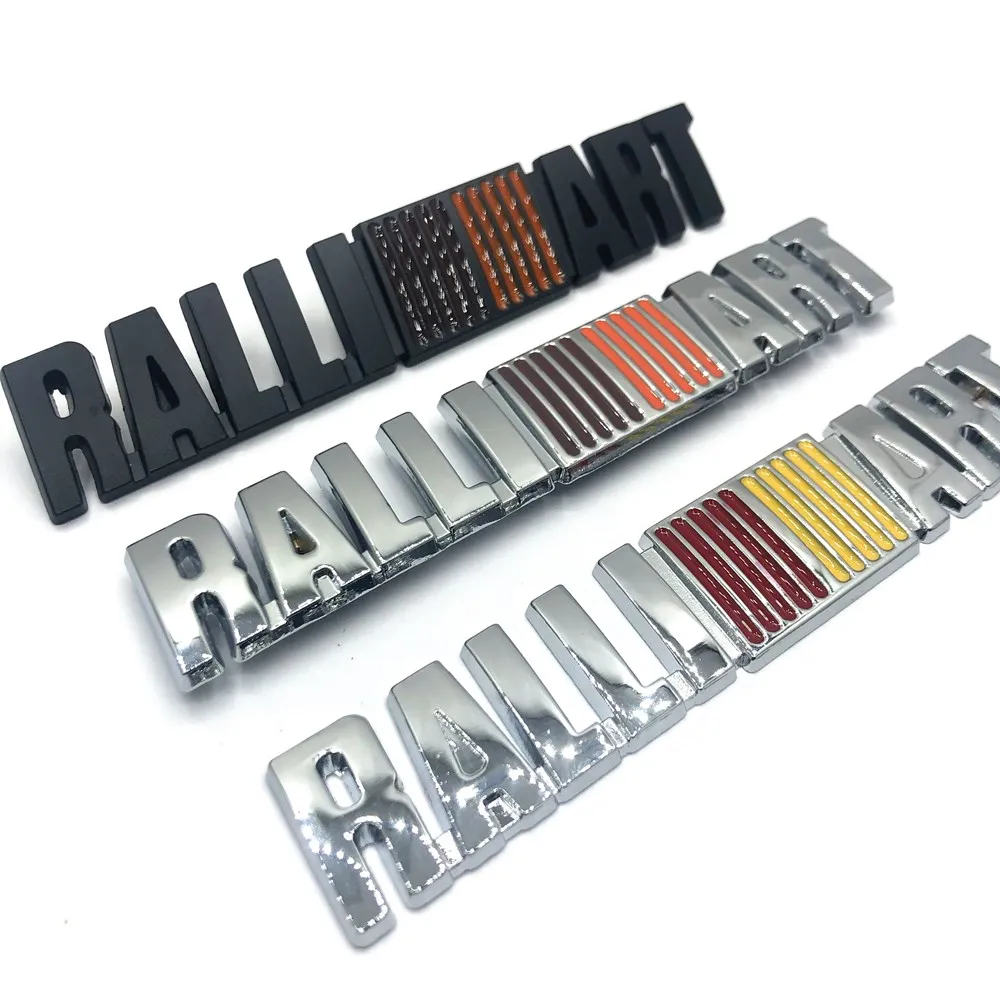 1 шт. RALLIART ралли АРТ передний значок автомобиля подходит для MITSUBISHI Racing решетка