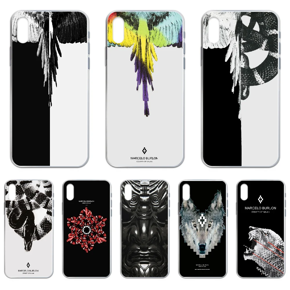 Модный бренд Marcelo Burlone чехол для телефона iphone 4 4S 5 5C 5S 6 6S PLUS 7 8 X XR XS 11 PRO SE 2020 MAX