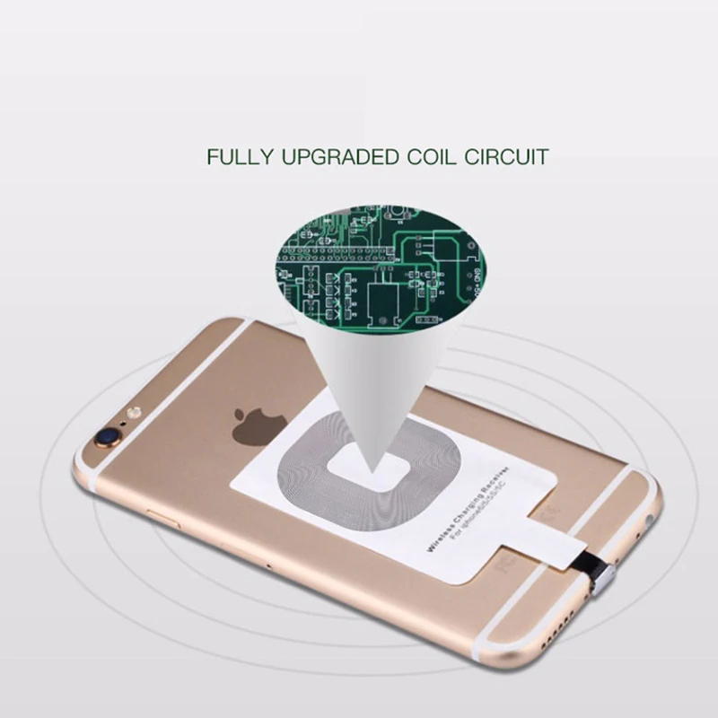 Micro USB Type C Universal Fast Wireless Charger adapter For Samsung huawei iPhone Android Qi Charging Receiver | Электроника