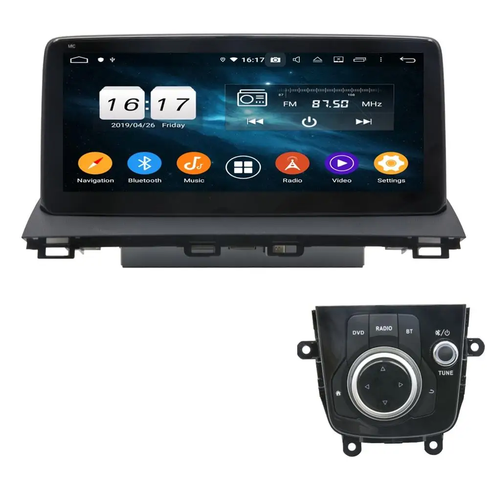 

4gb+64gb PX6 10.25" Android 10 Car DVD GPS for Mazda 3 Axela 2013 2014 2015 2016 2017 2018 DSP Radio Bluetooth 5.0 WIFI CarPlay