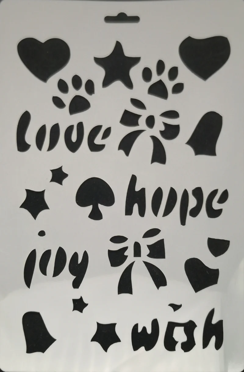 

18*26 Bowknot pvc Layering Stencils for Diy scrapbook coloring,painting stencil,home decor diy etc. Product image