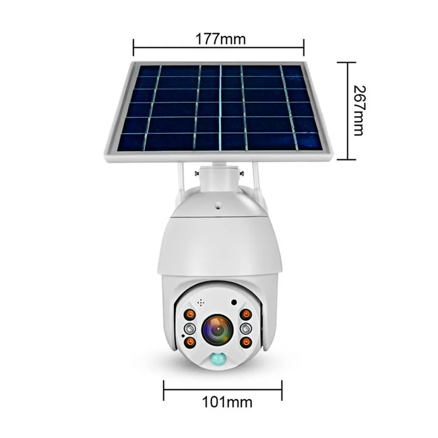 

Chinese Factory Security CCTV Outdoor IP66 4G Solar Energy Alert PTZ Camera Professional Manufacturer Zigxico