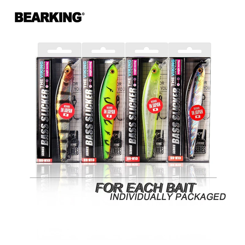 BEARKING 9 см 10 г Лидер продаж рыболовные снасти shone приманки гольян кривошипный