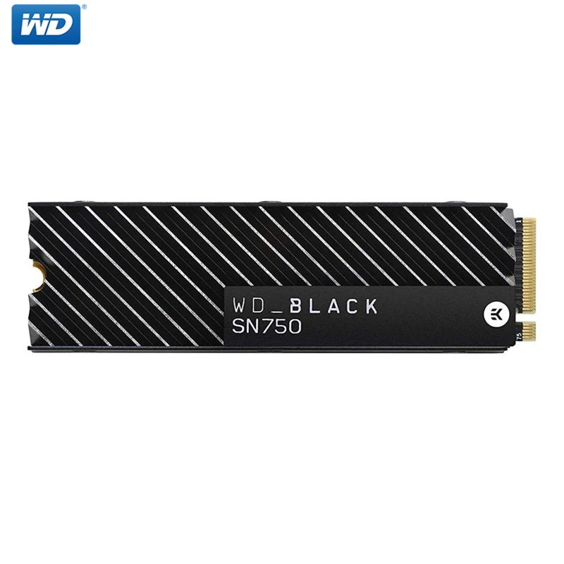 WESTERN DIGITAL WD BLACK SN750 SSD 500 Гб M.2 2280 NVMe PCIe Gen3 Внутренний твердотельный накопитель для