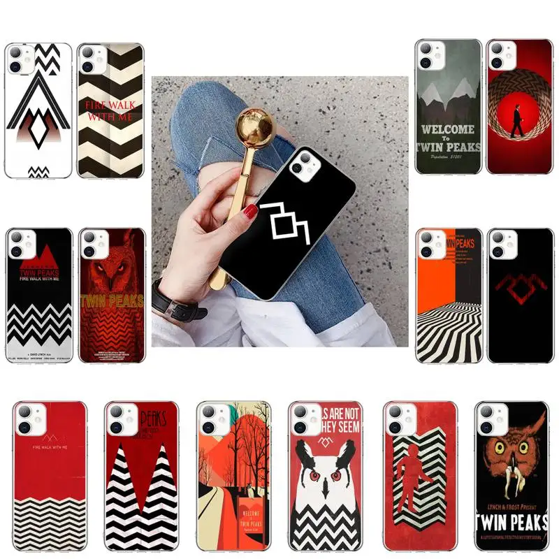 

Welcome To Twin Peaks Phone Case For iPhone 12 11Pro XS MAX XR 7 8 6 Plus 5 5S SE 12 mini SE2
