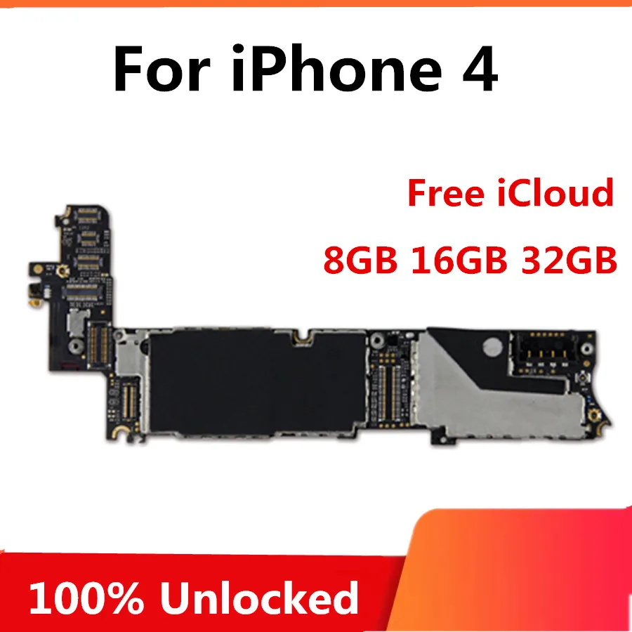 8 ГБ/16 ГБ/32 ГБ для iPhone 4 материнская плата iPHone с IOS полным чипом|Антенны мобильных
