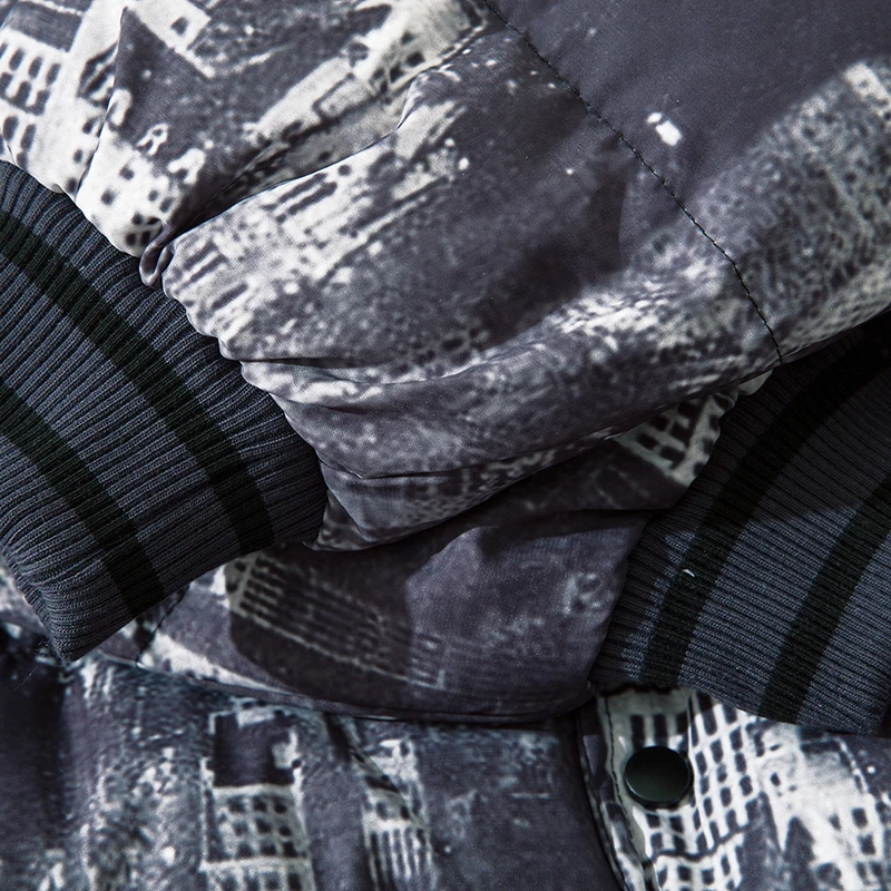 2021 Baseball Winter Mens Jacket Letter Embroidery Hip Hop Zipper Thick Warm Jackets Men Fashion Casual Streetwear Tops Coat