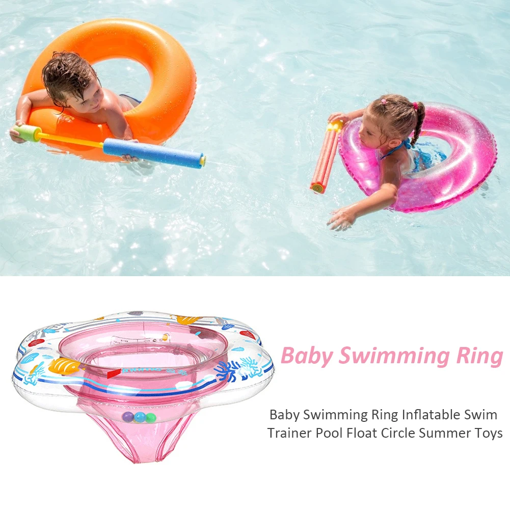 

Kids Baby Swimming Ring Durable Inflatable Swim Pool Float Circle Armpit anti-rollover Safety Water Toy Pool Accessories