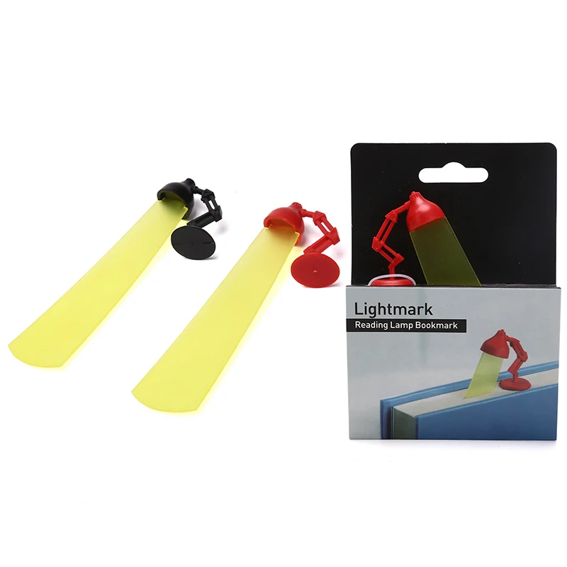 

1PC Lamp-shaped Bookmark Creative Cartoon 3D Stereo Bookmark Book Student School Stationery Office Supplies Marque Page Livre