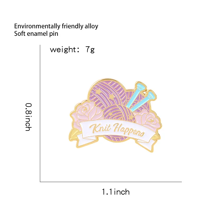 Свитер вязаная крючком Заколка-значок уникальный трендовый рюкзак лацкан для
