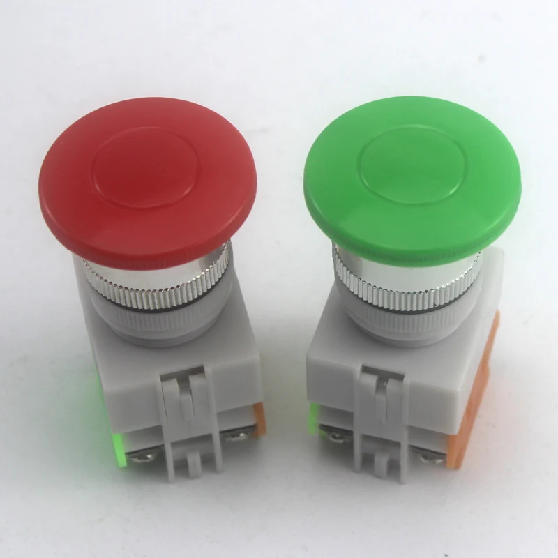Установите отверстие 22 мм Кнопка питания гриба запуск и остановка красный