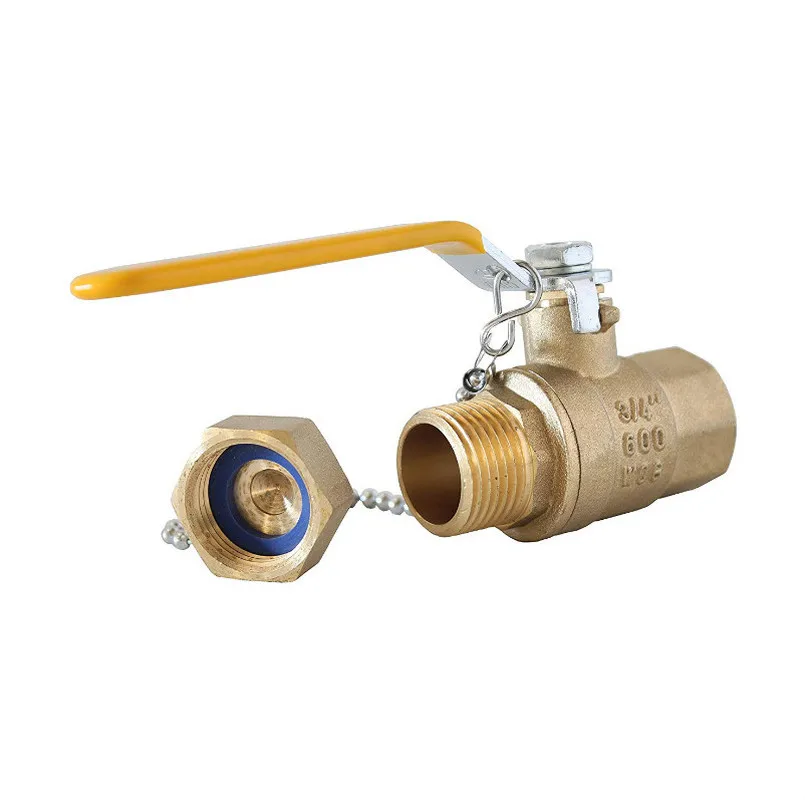 1 шт. латунный шаровой клапан для воды воздуха топлива газа нефти трубы ванной