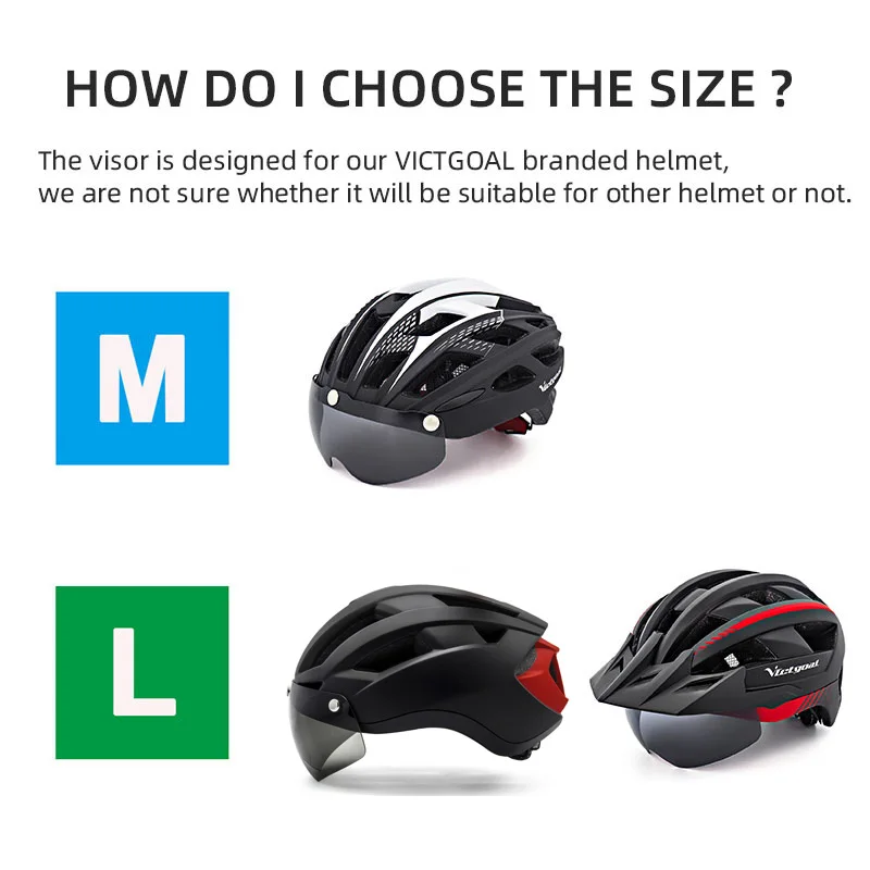 VICTGOAL магнитные линзы для велосипедного шлема велосипедные шлемы MTB дорожные