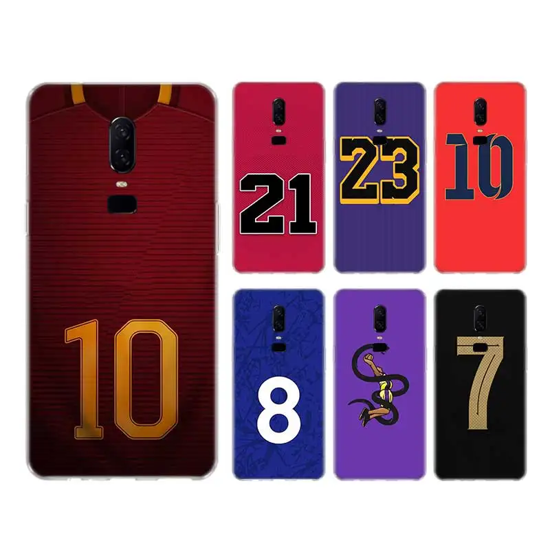 

Case For Redmi 9C 9A 7 8A Soft TPU Cover For Redmi 10X Pro 8 9 9T 7A 6A 6 5 Plus Coque basketball star Football Number 10 23 24