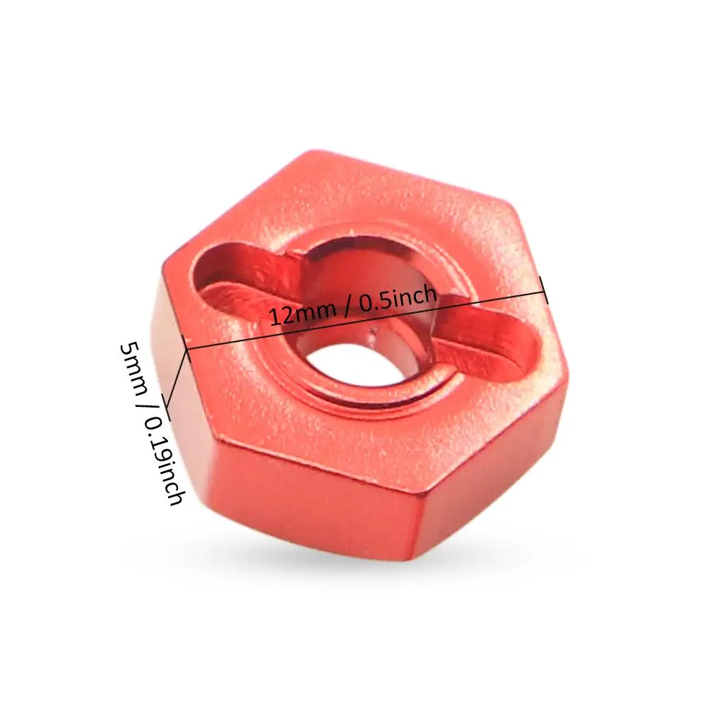 4 шт 12 мм колеса шестигранный п