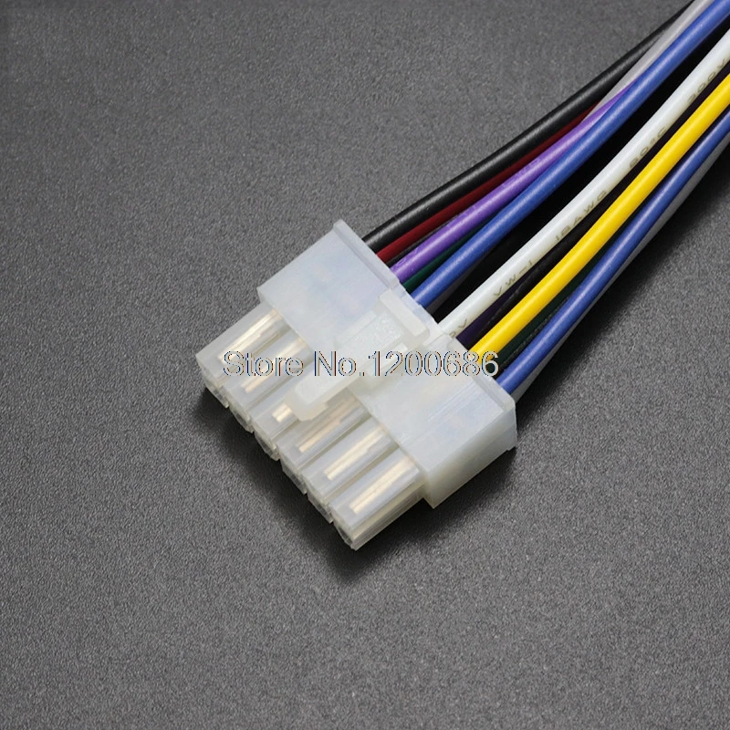 

12PIN 18AWG 30 см 5557-12R 4,2 5557 Micro-Fit 4.2 корпус 2x6pin 39012120 12 pin 2 * 6pin 12 p 12 цепей проводка жгут проводов