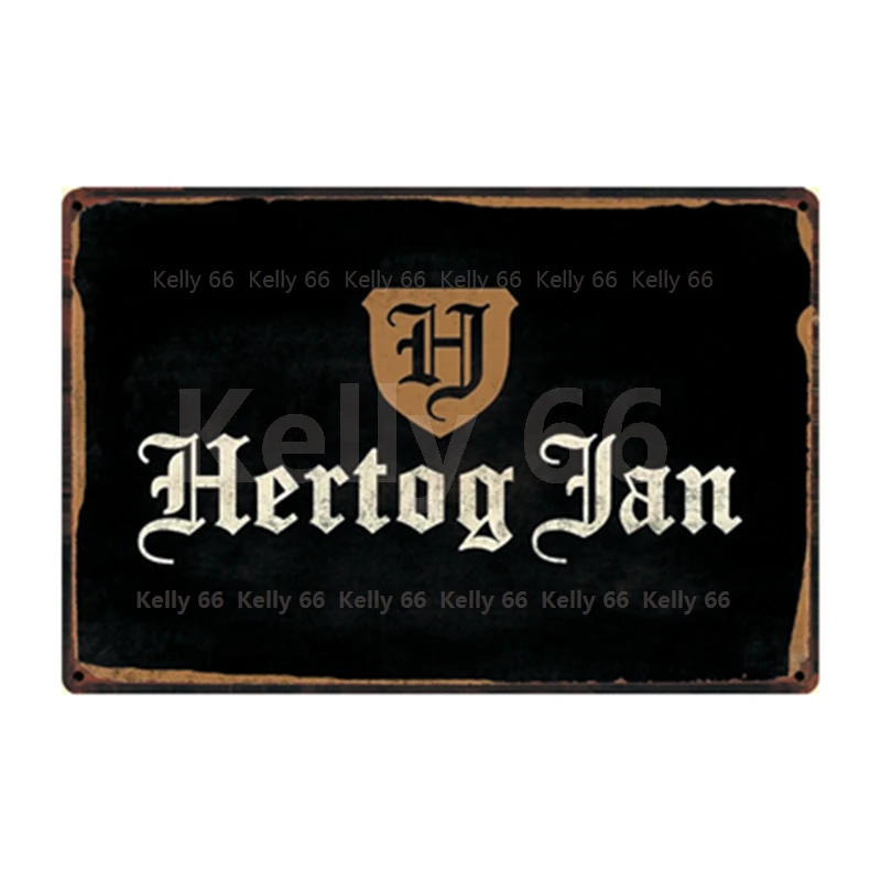 [Kelly66] бельгийского пива Hertog Jan Bastaard Bieren Оловянная металлическая табличка