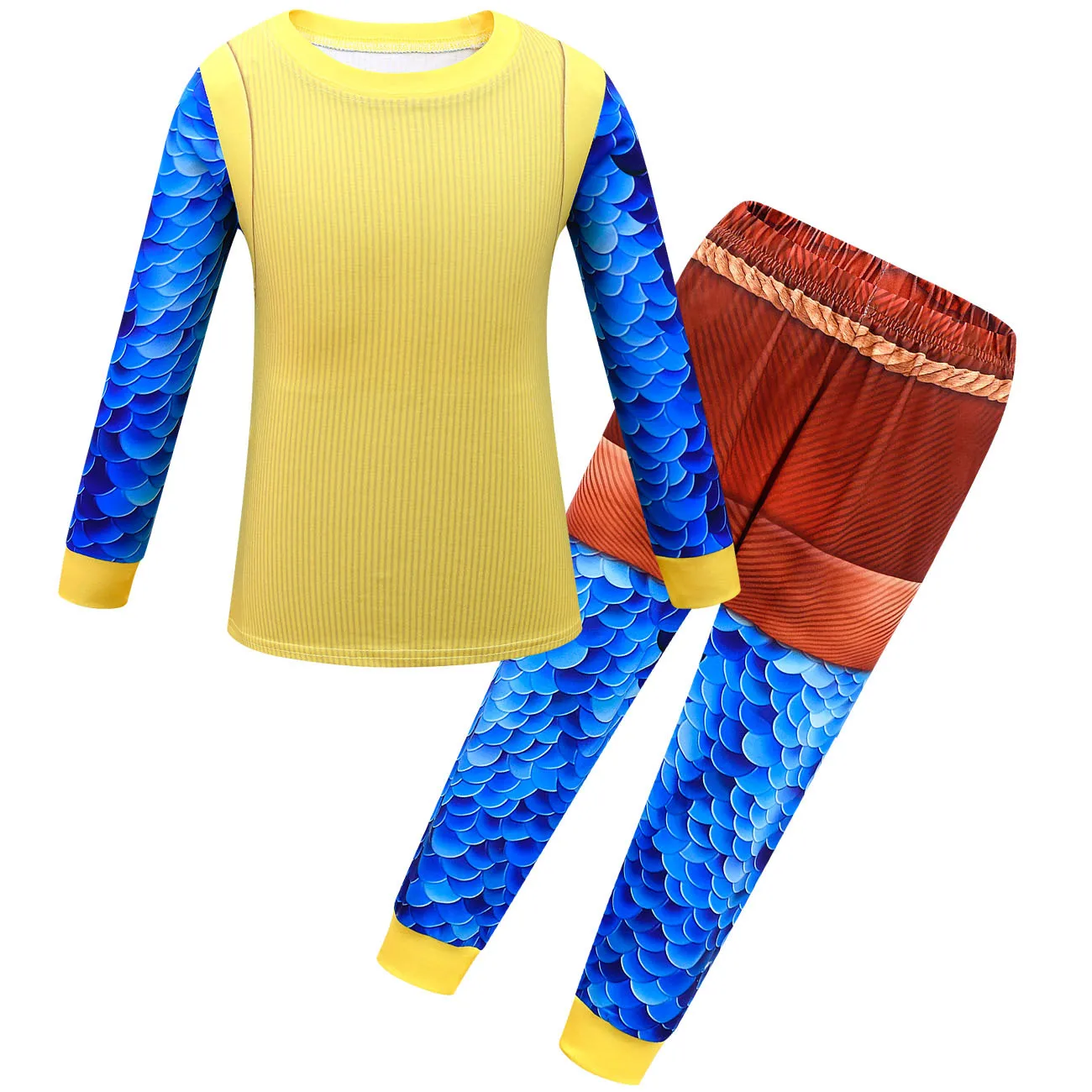 Детский комплект одежды из футболки и брюк с длинным рукавом |