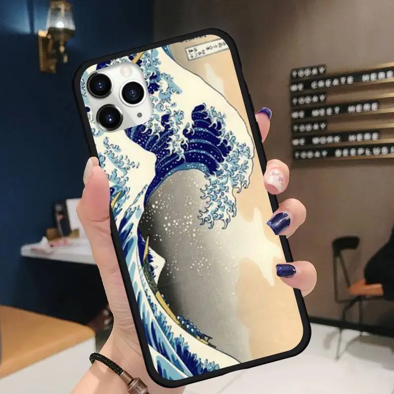 

Japan The Great Wave off Kanagawa Phone Case for iPhone 11 12 pro XS MAX 8 7 6 6S Plus X 5S SE 2020 XR mini Funda