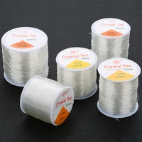 100mroll crystal diy beading stretch cords rubber bands 0 5 1 2mm crystal lines for diy jewelry findings making wholesale