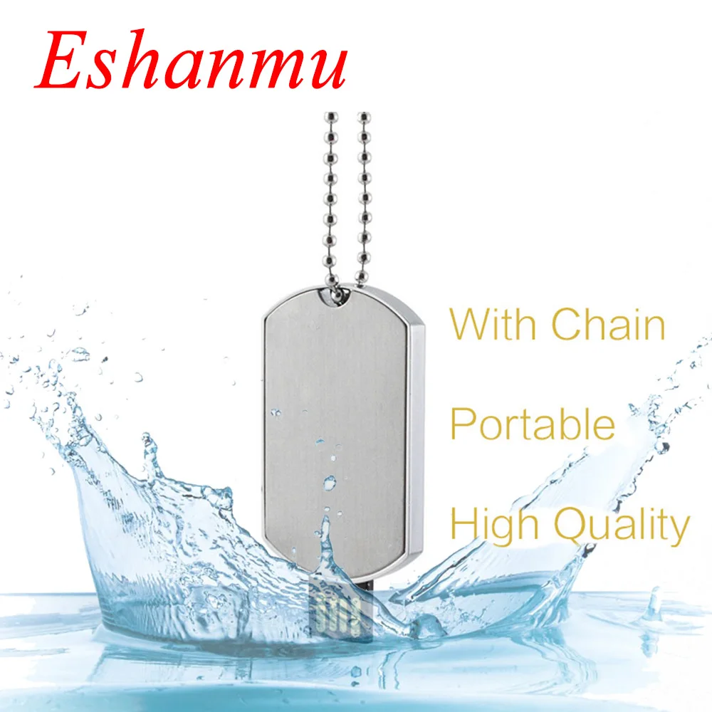 Супер качество розничная продажа ожерелий военный флеш-накопитель в форме