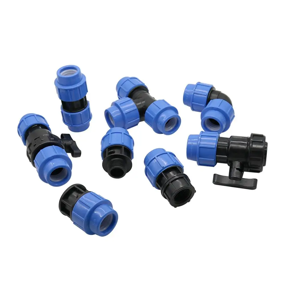 

Outter Diameter 32mm Pipe Connector Straight Tee Elbow Connectors Valve Plug Adapter Garden Irrigation Water Tube Connector