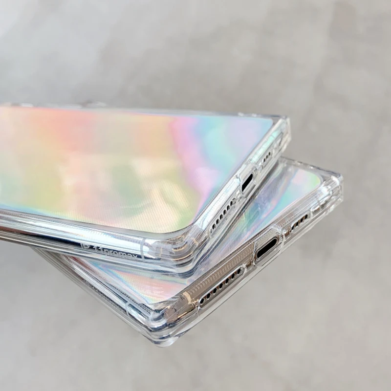 Лазерный картонный квадратный чехол LOVECOM для телефона iPhone 12 Mini 11 Pro Max XR X XS 7 8 6S Plus