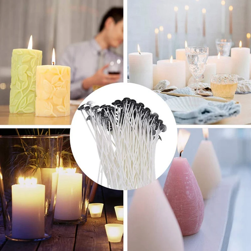Kit de herramientas para hacer velas, herramientas para hacer velas con crisol y term&oacute;metro, DIY-3