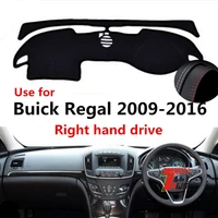 taijs factory new arrival non reflective leather car dashboard cover for buick regal 2009 10 11 12 13 14 1516 right hand drive