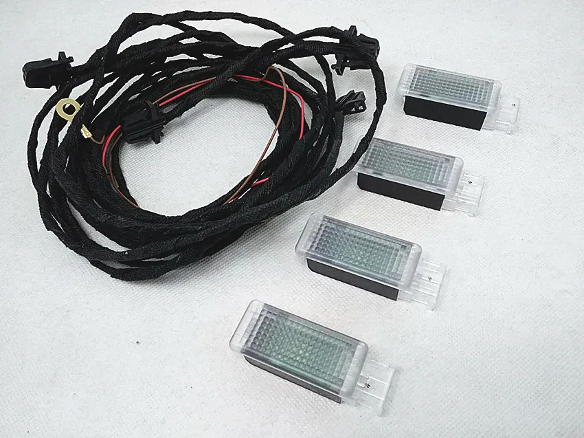 Оригинальный светодиодный светильник Footwell для Golf 6 7 Jeta MK5 MK6 Tiguan Passat B7 B8 5GG 947 409
