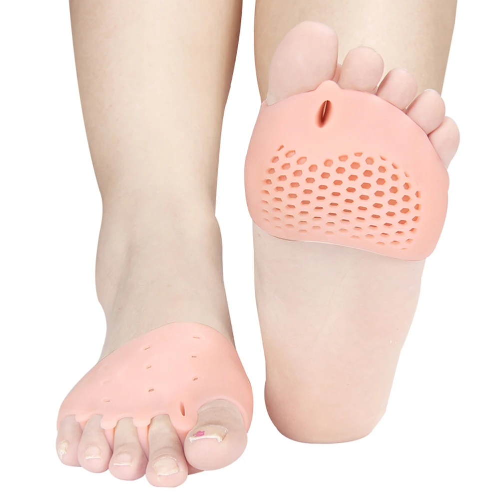

1 Pair Silicone Forefoot Pad Foot Reusable Pain Relief Breathable for Women Men SK88