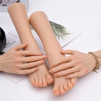 simulation silicone hand foot model american female supermodel nail art manicure painting shooting display showing shelf