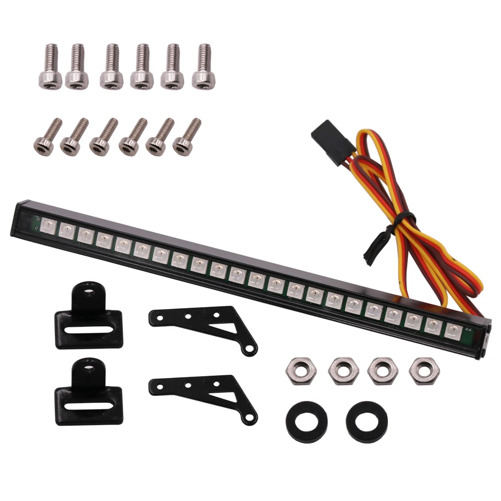

1/10 RC Гусеничный автомобиль, светодиодный светильник, крыша, точечная купольная лампа, имитация для