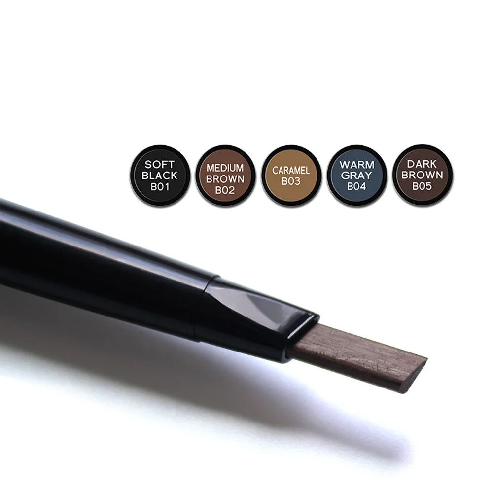 2019 новый водонепроницаемый сменный карандаш для бровей с косметические кисти