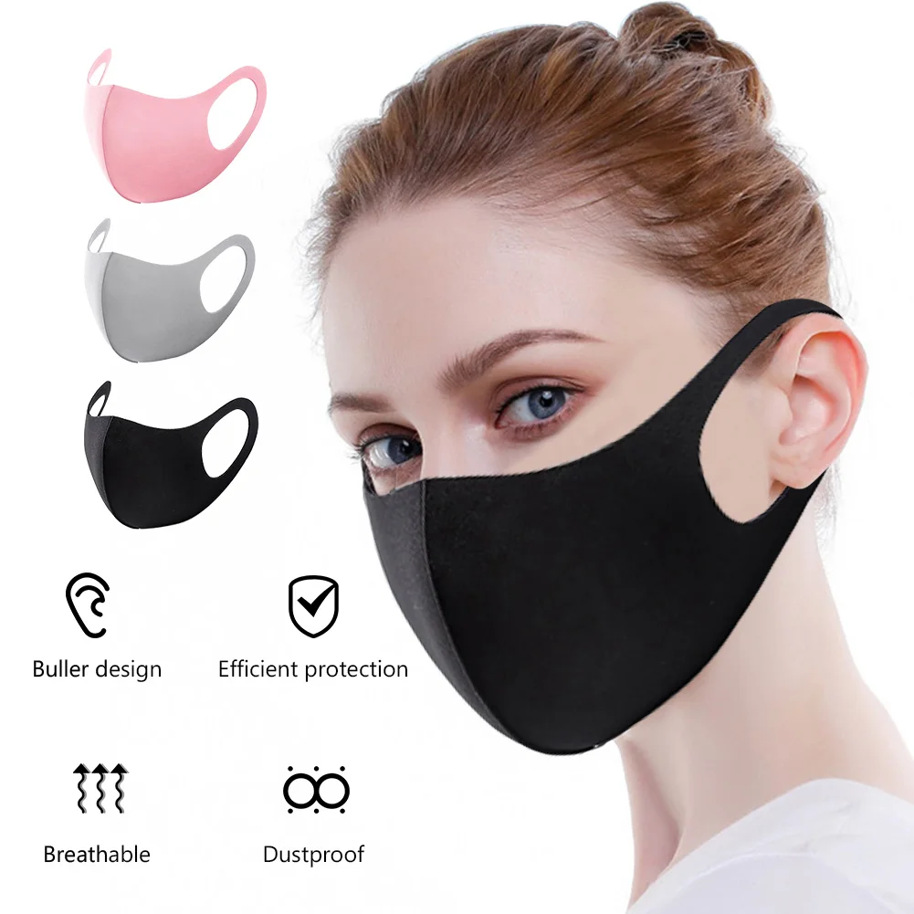 

10Pcs Unisex Mouth Reuse Masks Adult Anime Anti Dust Fashion Face Mask Fashion Washable Reusable Breathable Masks