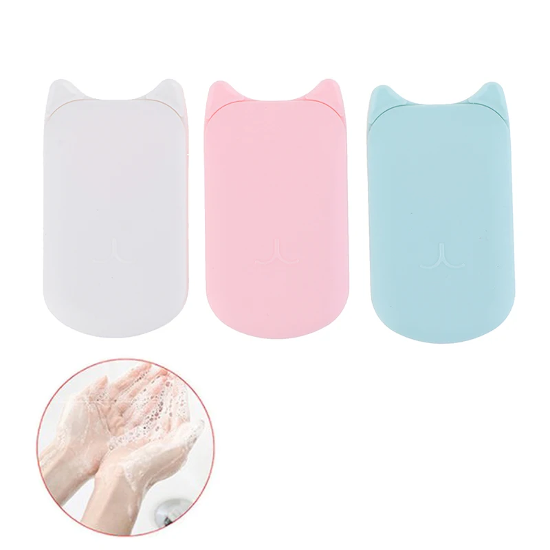 

30Pcs Disposable Soap Paper Portable Hand Washing Box Scented Slice Sheets