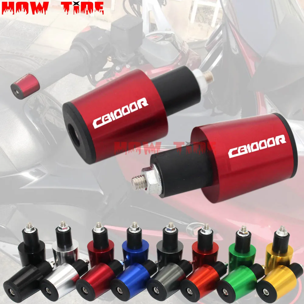 Мотоциклетные аксессуары 7/8 дюйма 22 мм ручки руля заглушки крышка для Honda CB1000R CB