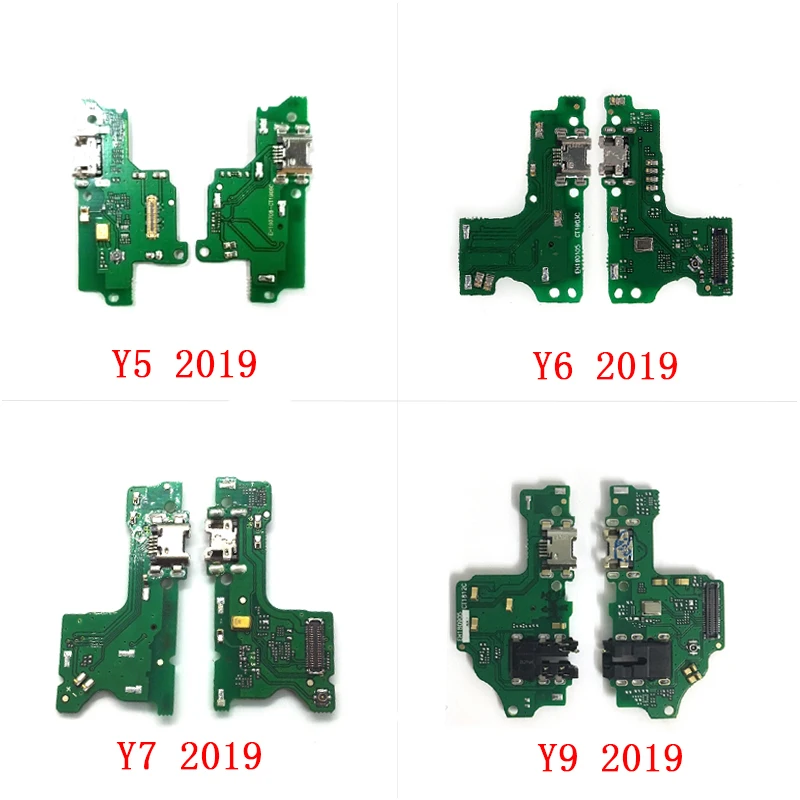 10 шт. для Huawei Y5 Y6 Y7 Y9 2019 Prime USB зарядное устройство док-порт Соединительная Плата