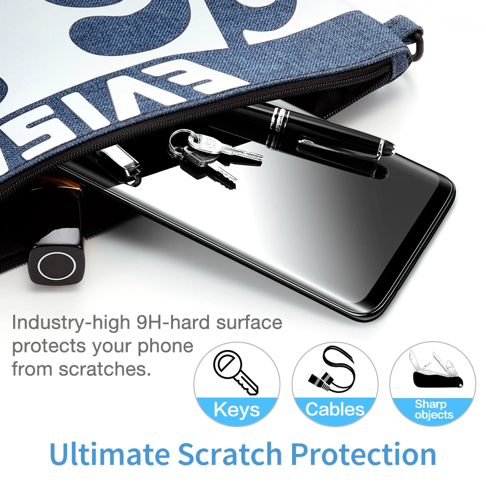 ESR 9H Защитная пленка для samsung Galaxy S9 3D изогнутая полноэкранная крышка для samsung S9 Plus закаленное стекло