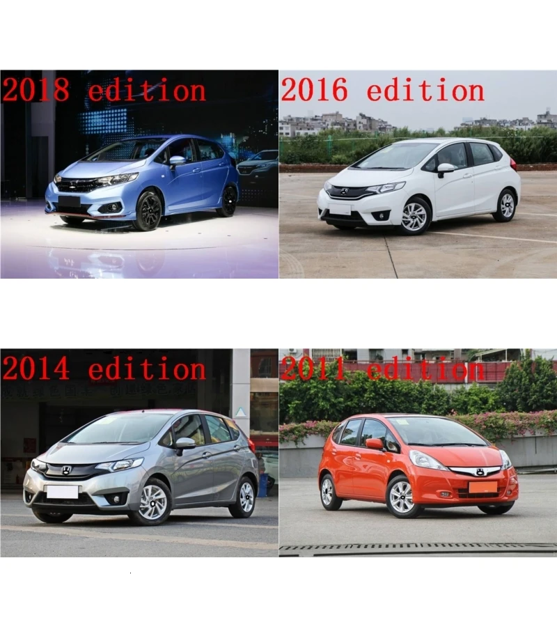 Automovil модифицированный Стайлинг молдинги модификация тюнинг передний автомобиль губы задний диффузор бамперы 14 15 16 18 для Honda Fit