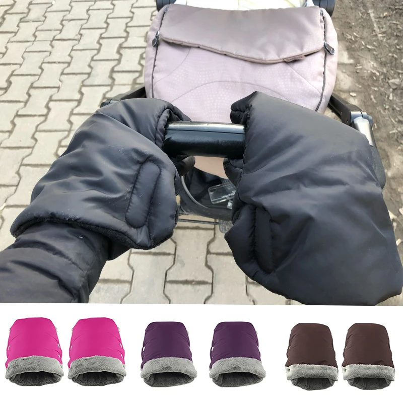 Красочные перчатки для детской коляски, детские коляски, муфта для рук, водонепроницаемый аксессуар для детской коляски, детская коляска, клатч, зимний чехол для рук