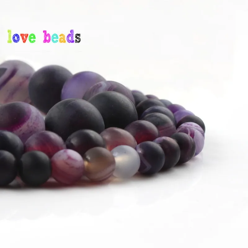 Бусины из матового натурального камня 4/6/8/10/12 мм | Украшения и аксессуары