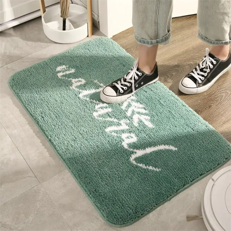 Коврик для ванной спальни нескользящий коврик хлопковое волокно душевой