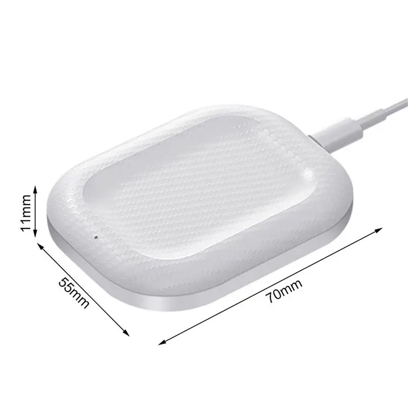 

Brand New Wireless Charger For Airpods Bluetooth Headset Wireless Charging Station Bluetooth Earphone Portable Fast Charging Pad