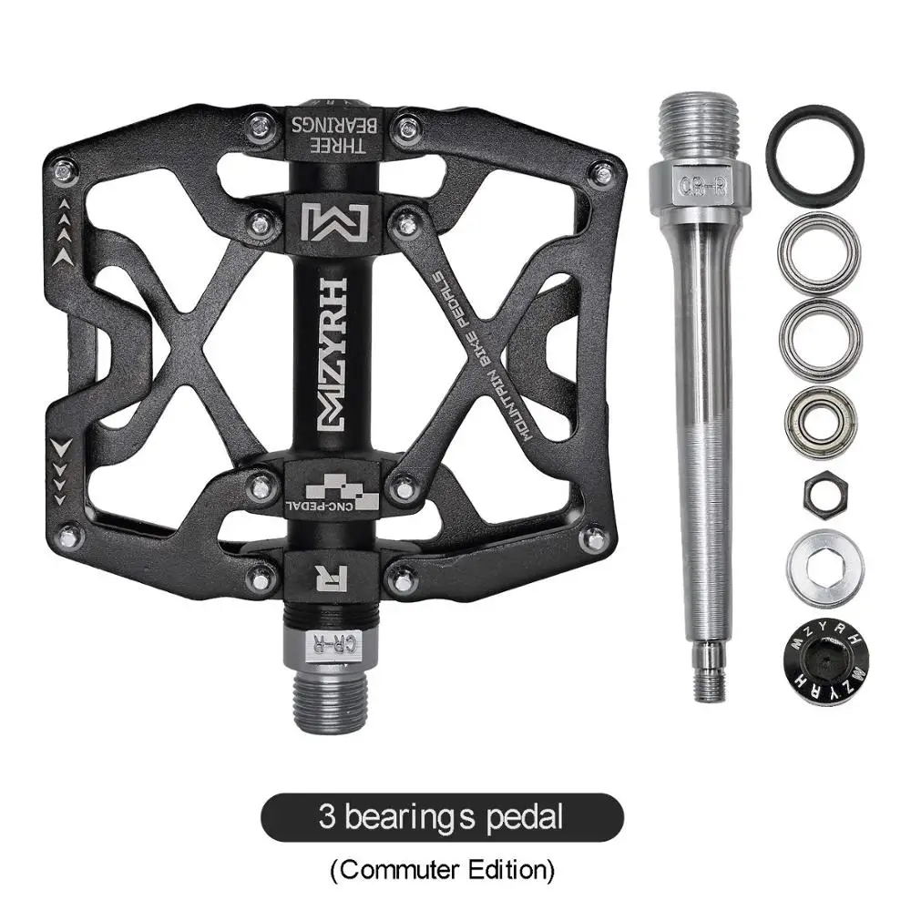 Ansjs педали для горного велосипеда ультра сильные красочные ЧПУ Обработанные 9/16