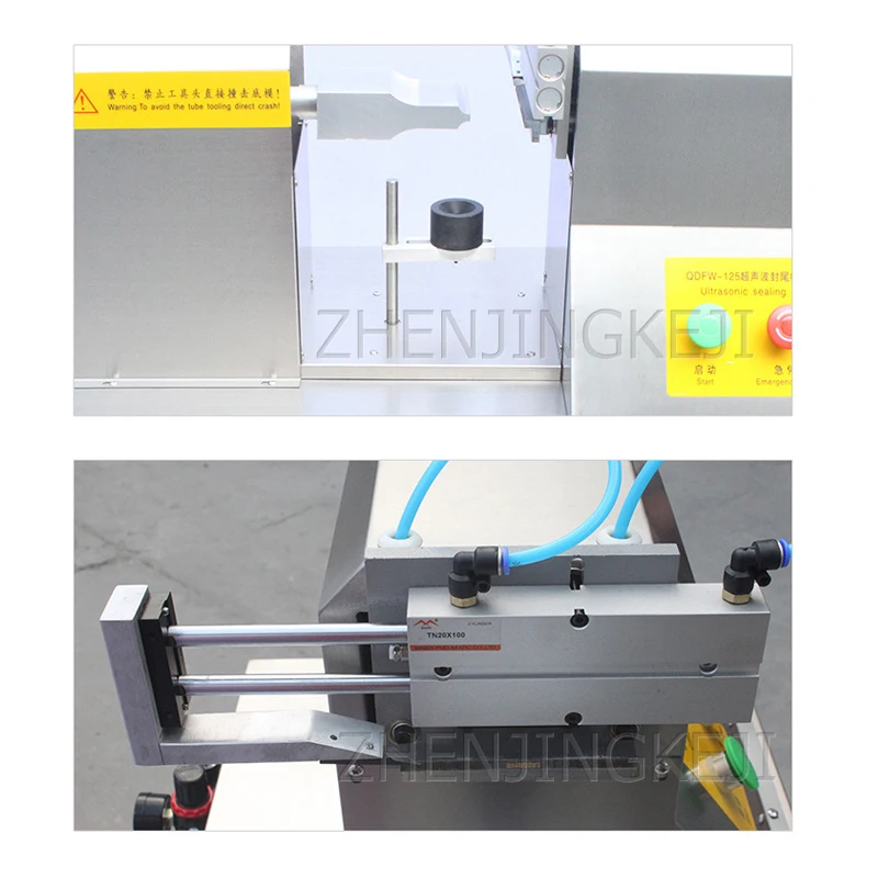 Упаковочная машина Косметический Алюминиевый пластиковый шланг хвост Пресс