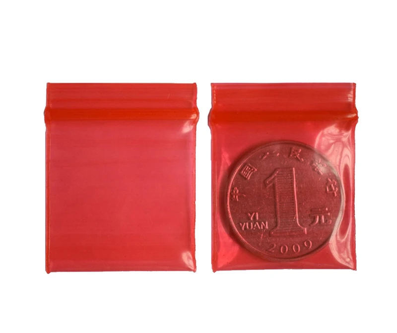 100pcs Mini Zip lock Bags Plastic Packaging Small Jewelry Zipper Ziplock Pill Pouches Clear Storage Thickening Free Shipping
