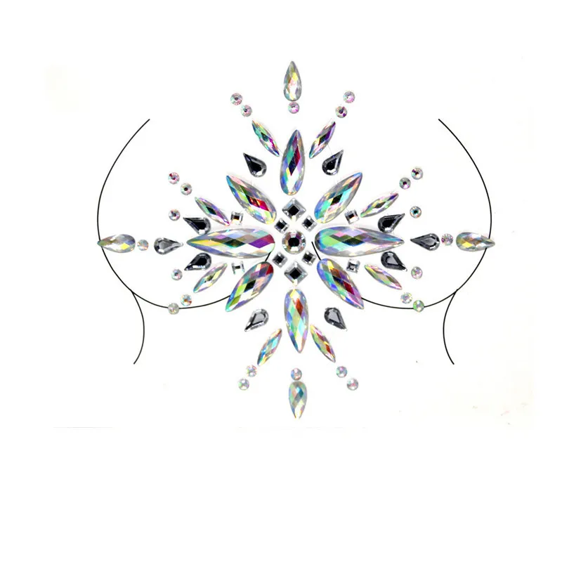 Полимерные Стразы наклейки для временных татуировок женщин Макияж дрель бар