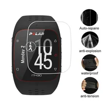 3pcs Soft Clear Protective Film Guard For Polar M400 M430 Watch Sport Smartwatch Screen Protector Cover Protection (Not Glass)