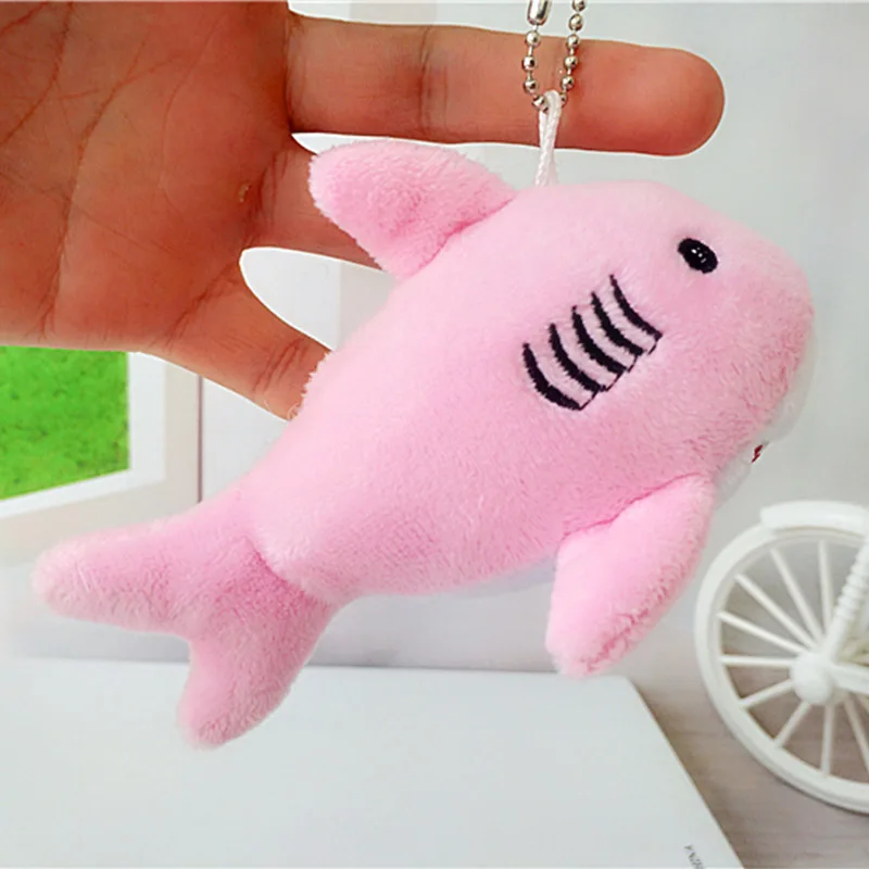 12 см брелок милый маленький Акула Плюшевые игрушки куклы сумка Подвеска детская